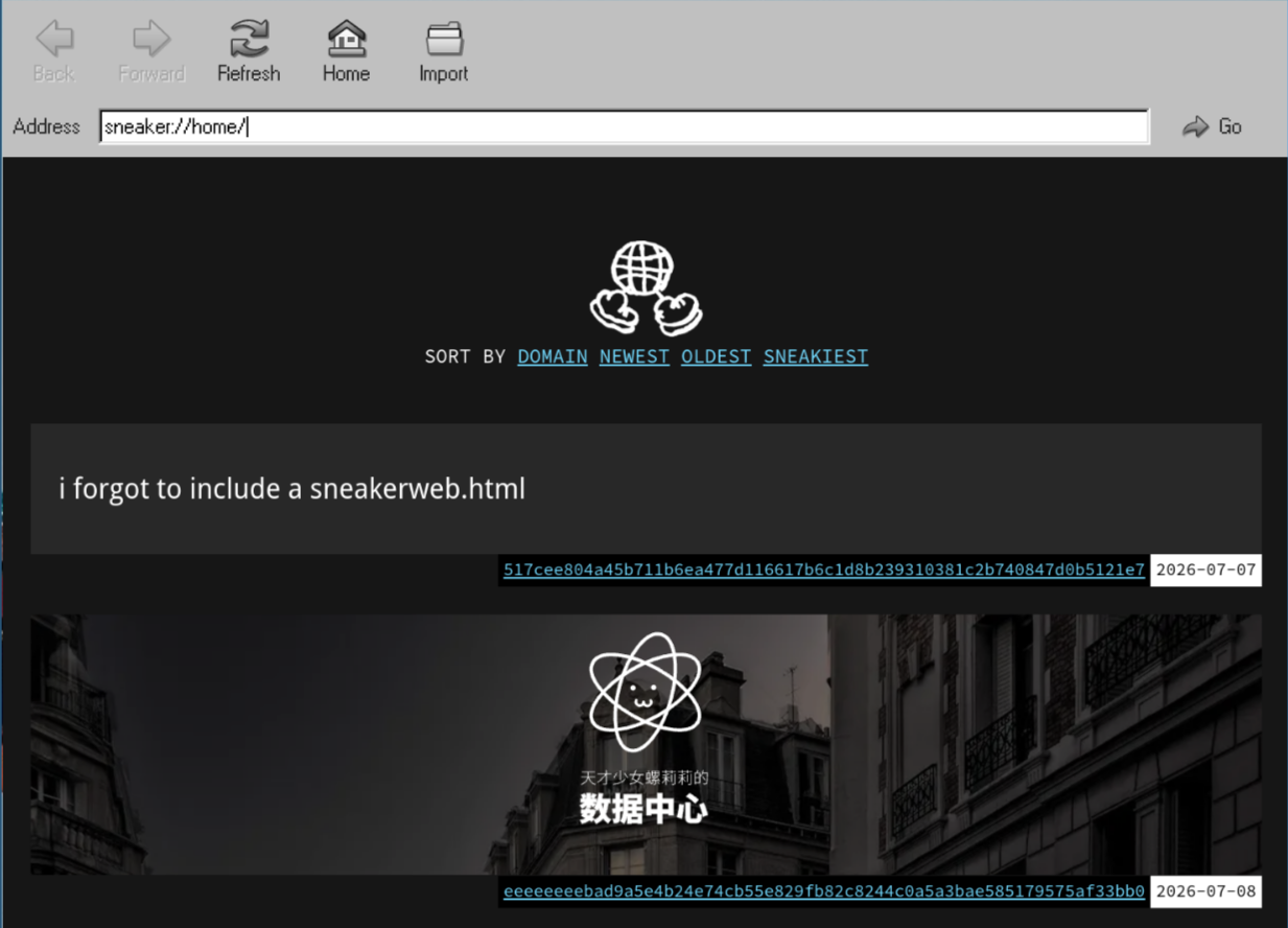 Walky6，一个基于 Sneakerweb 的浏览器